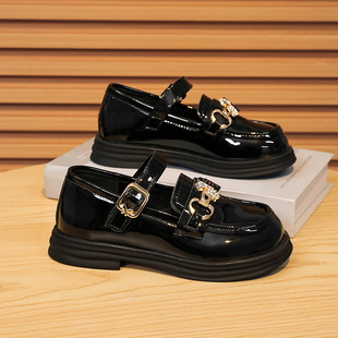 ABC IM儿童鞋子女童公主鞋春秋夏季2026新款小皮鞋单鞋舞蹈鞋黑色