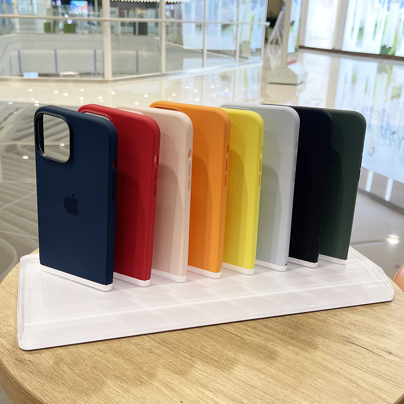 适用于苹果体验店手机壳展示支架iPhone17模型白色亚克力展示底座