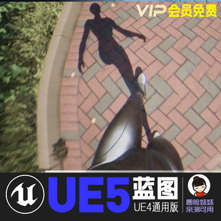 UE5虚幻4第一人称鱼眼摄像头随身相机组件蓝图Advanced BodyCam