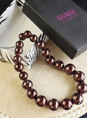 复古颈链亚克力珍珠质感中性