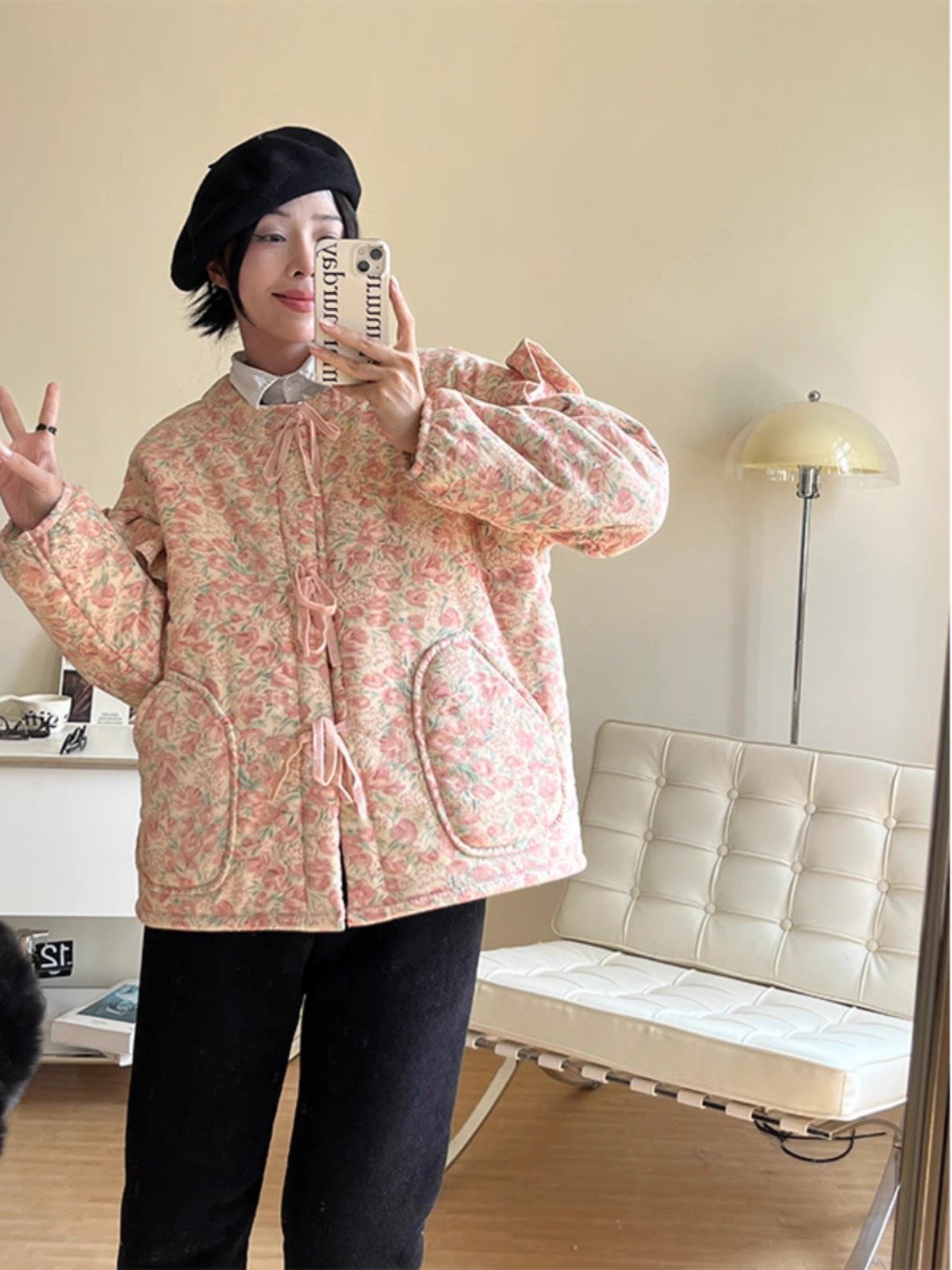 三层碎花女加厚小加绒甜美保暖棉袄家居服羊羔绒夹棉套装冬季睡衣,女士内衣/男士内衣/家居服,睡衣/家居服套装,淘宝优惠券,粉丝福利购,淘宝优惠卷