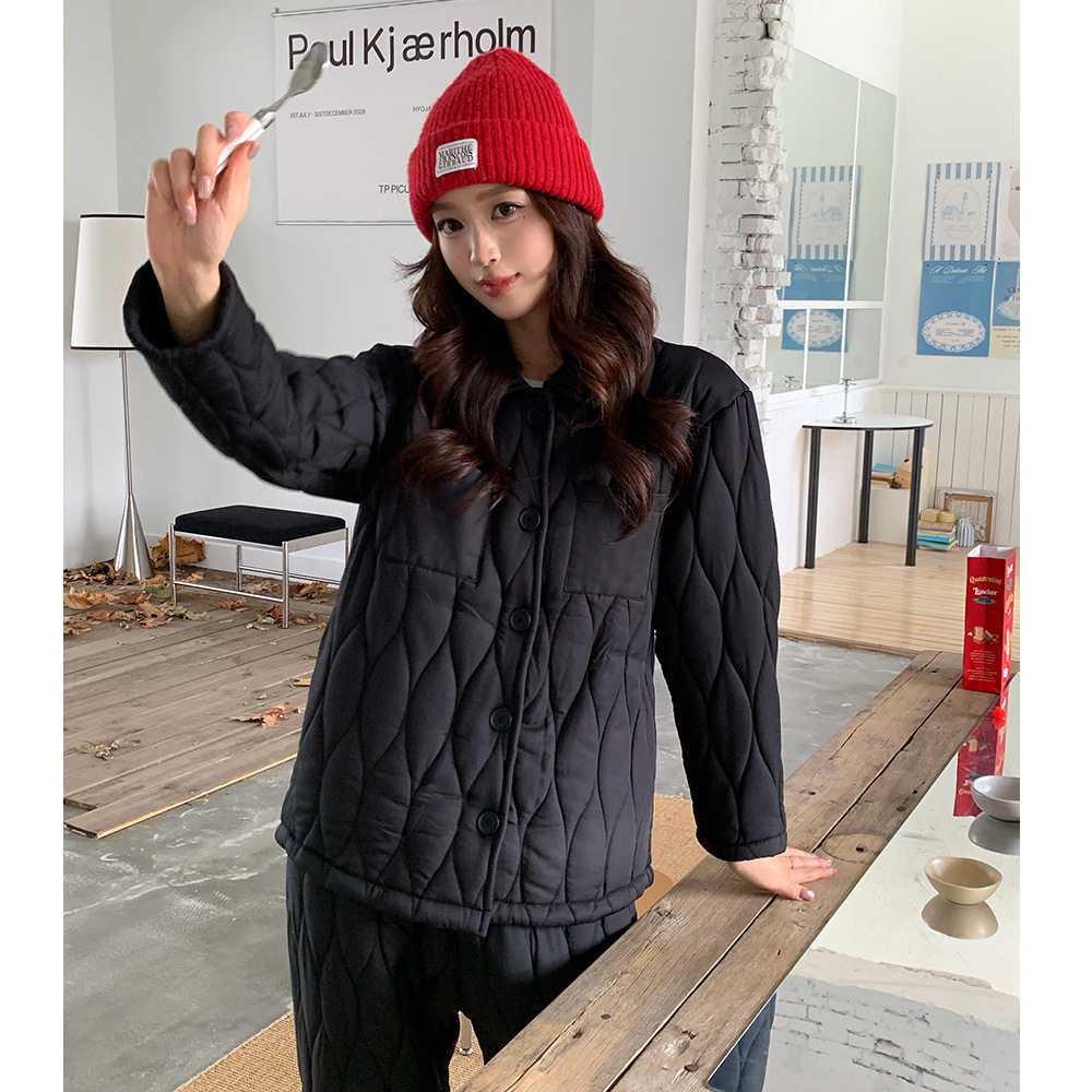 26冬季新品女装家居服套装居家外穿加厚保暖衣服懒人棉衣保暖防寒