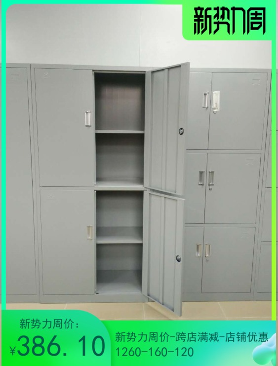 铁皮柜员工5层资料分体四门