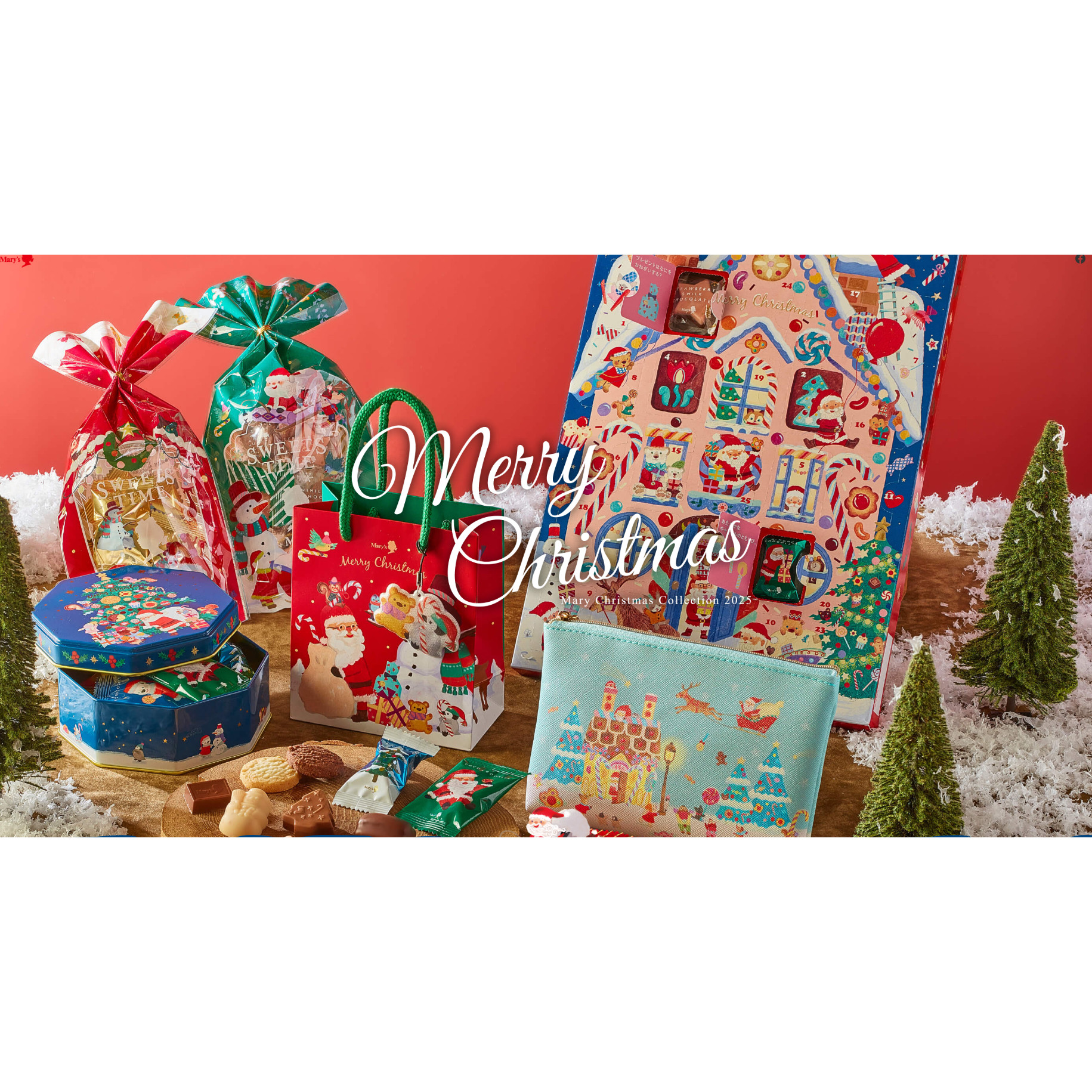 【现货】日本代购Mary&lsquo;s玛丽姆明圣诞节盒装巧克力礼盒送礼