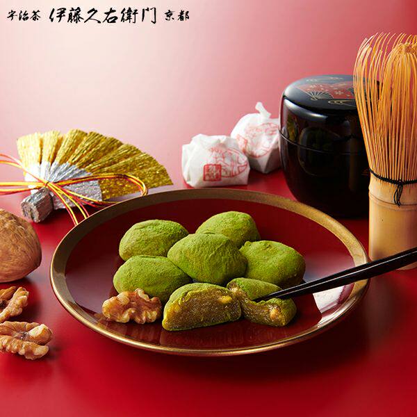 【11号回国】日本代购伊藤久右卫门宇治抹茶粉核桃麻薯