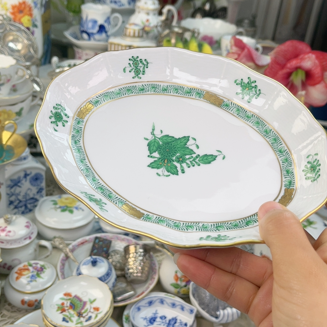 特价herend阿波尼椭圆盘