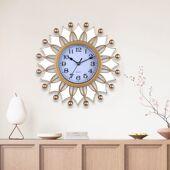 饰创意静音时钟 饰墙壁装 钟表挂钟客厅现代镜子轻奢家用时尚 简约装