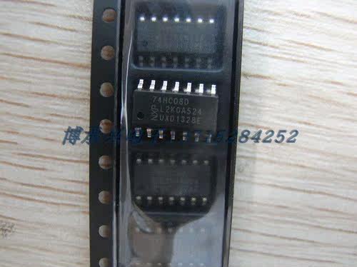 逻辑门芯片 74HC08D	NXP	  SOP14 全新原厂原装现货 假一赔十