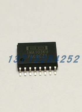 线性放大器  INA103KU   TI SOIC16 100%全新原厂原装现货