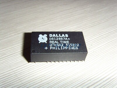 实时时钟芯片 DS12887A+ DALLAS  DIP18 100%全新原厂原装现货