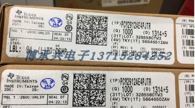 编码器 PCM2912AE4PJTR  TI TQFP32 全新原厂原装现货 假一赔十