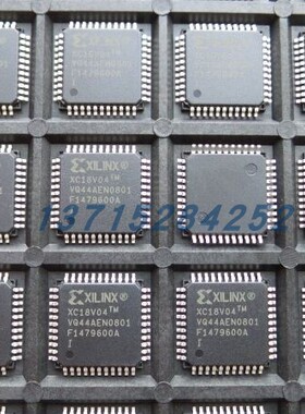 存储器 XC18V04VQ44I  XILINX QFP44 全新原厂原装现货 假一赔十