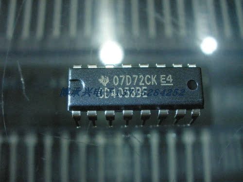 模拟开关 CD4053BE  TI DIP-16 全新原厂原装现货 假一赔十