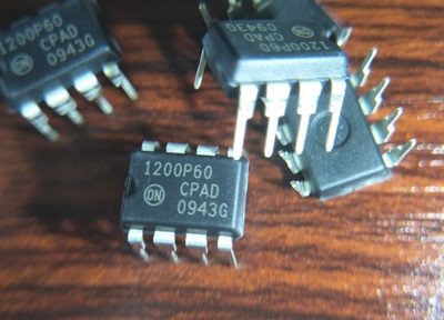 NCP1200P60G - 控制器, PWM, 12.5V-6.3V电源, 60 kHz, 250mA输