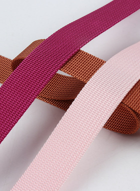 加厚仿尼龙织带背包带书包替换带美国纹人字纹螺纹带背包织带包带