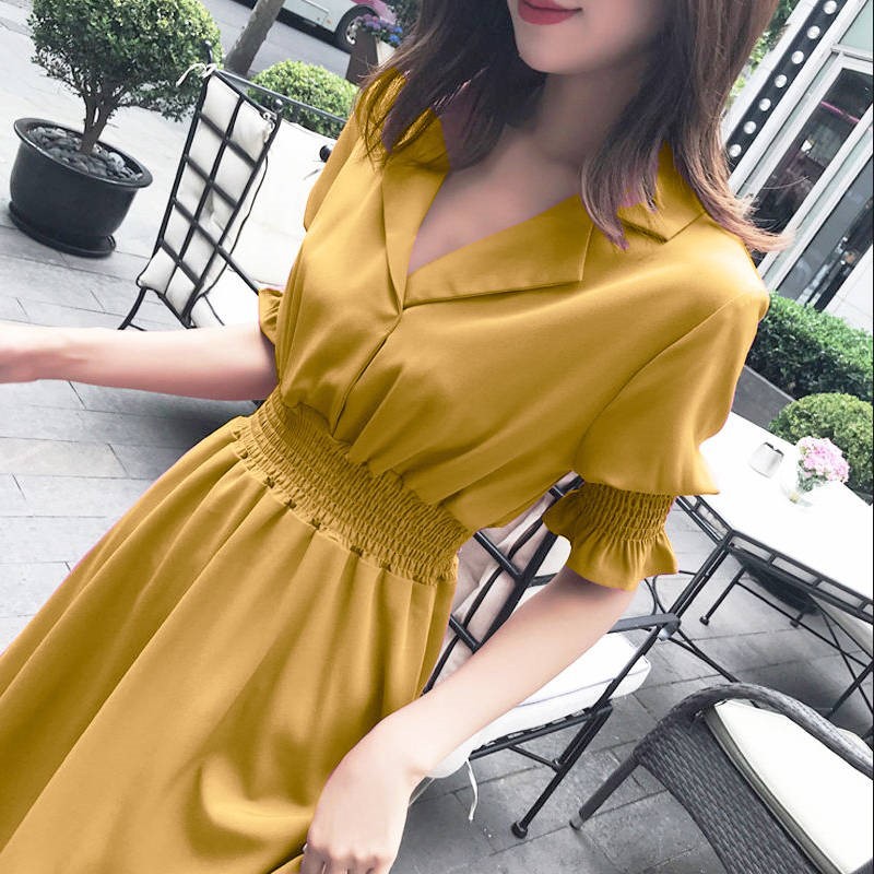 New chiffon dress in spring fashion