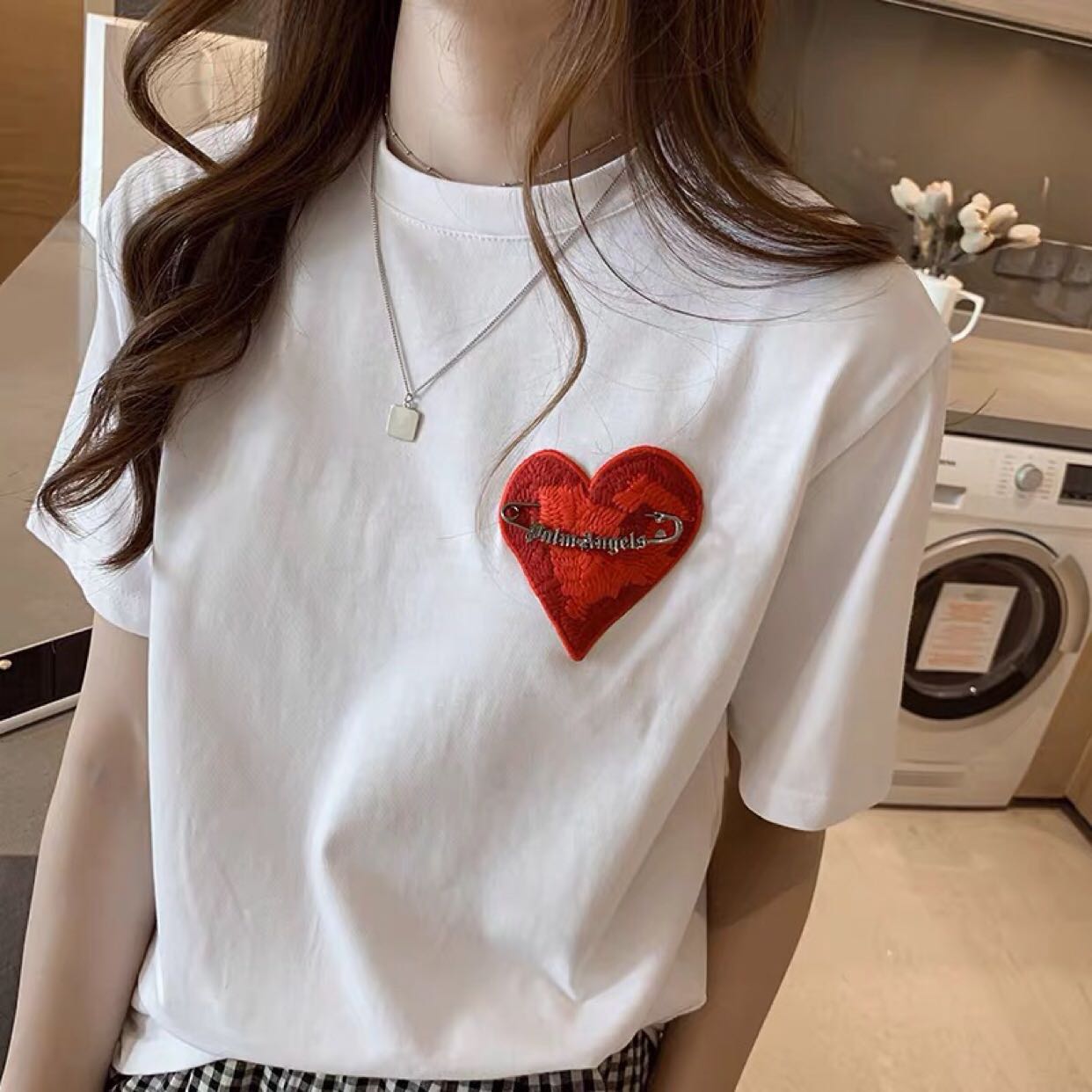 New Korean loose net red fashion short sleeve cotton T-shirt