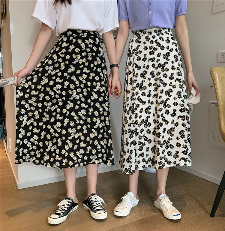 Little Daisy floral dress fairy slim skirt super xiansen French suspender Girl Dress New Year