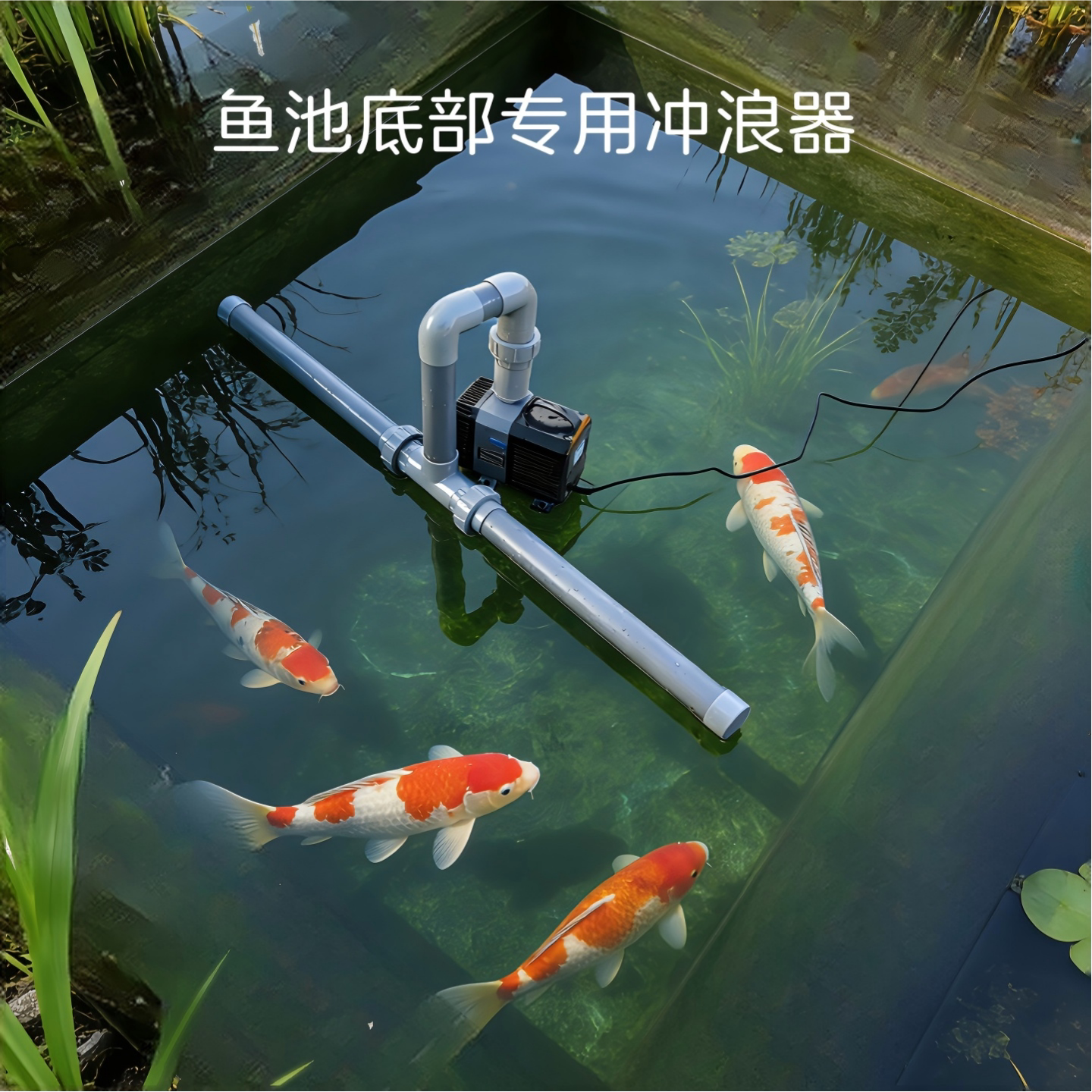 康卿变频鱼池造浪泵底部增氧