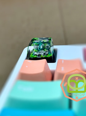 奔赴山海手工树脂键帽机械键盘键帽个性客制化樱桃轴十字轴键帽