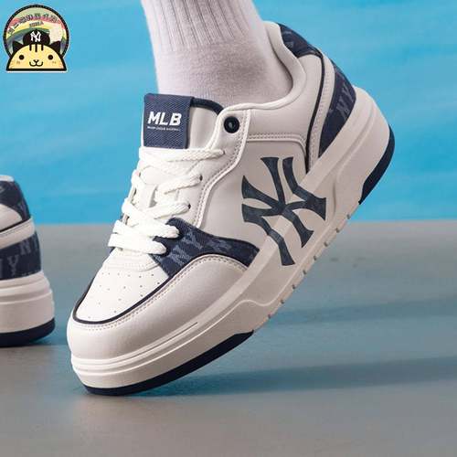 【奥莱折扣】运动鞋新款洋基队NY老花男女潮流厚底增高韩系学长鞋