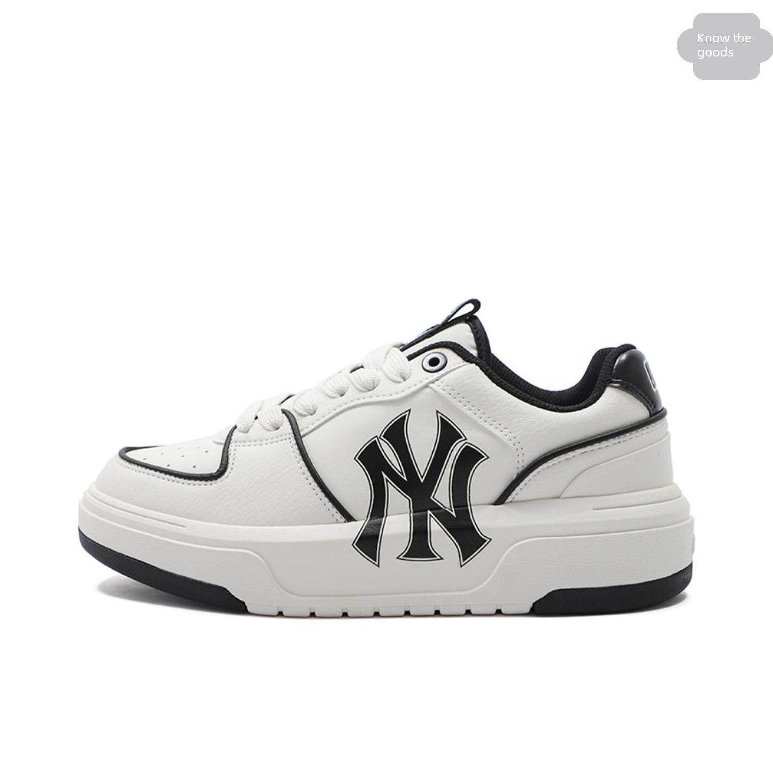 【奥莱折扣】学长鞋男女小白鞋厚底板鞋运动3ASXC2N-50WHS（nmc仓