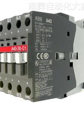 ABB交流接触器A40-30-01*24V 50/60Hz 10060140