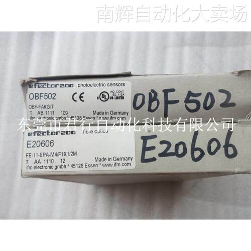 全新原装正品IFM易福门 OBF502+E20606 一套现货