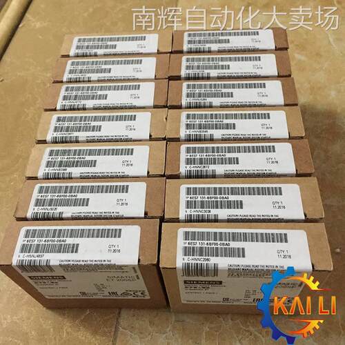 原装6ES7131-6BF00-0AA0西门子数字输入模块8DI 基座单元类型AO