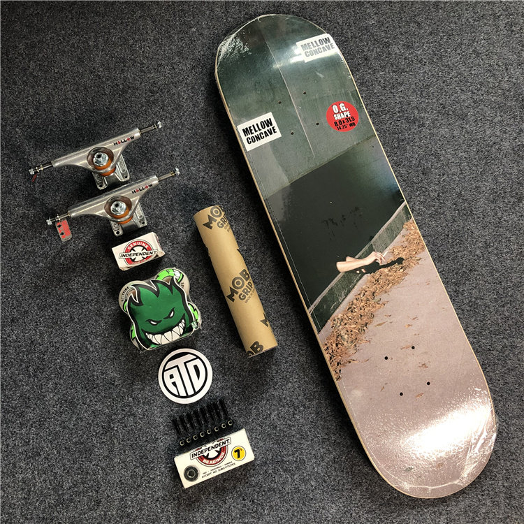 美国baker滑板专业组装双翘independent双空支架桥spitfire轮子