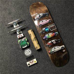 real滑板美国进口双翘板枫木专业板independent双空支架初学者ATD