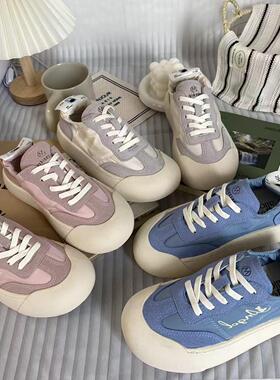 高品质 女款厚底小众复古百搭德训鞋显高休闲A108
