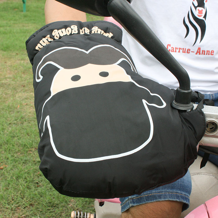 电动车手把套冬季电瓶车机车保暖防水防风电车踏板车加绒手套男女