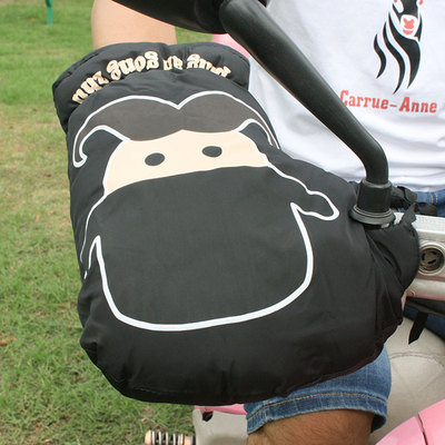 电动车手把套冬季机车踏板车加绒