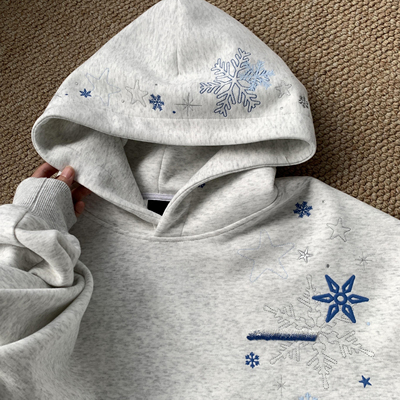 美式复古秋季2025新款帽衫男女同款刺绣连帽卫衣薄款宽松情侣上衣