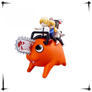 Q版电锯人乐途手办 电次帕瓦恶魔人电锯 动漫模型公仔摆件周边