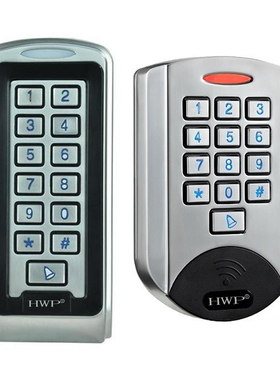 ID智能刷卡防水门禁系统刷卡机rfid金属密码Metal access control