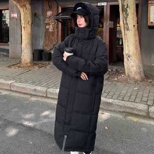 中戏同款羽绒服冬季男女超长到脚踝过膝2025新款加厚情侣保暖外套