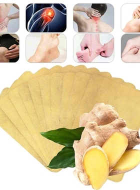 50pcs/Lot Ginger Neck Back Pain Plaster Patch Body Warmer