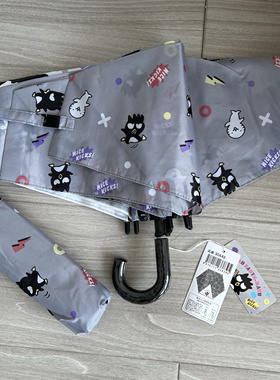 淘气XO BADTZ-MARU酷企鹅三丽鸥卡通周边折叠卡通动漫便携雨伞