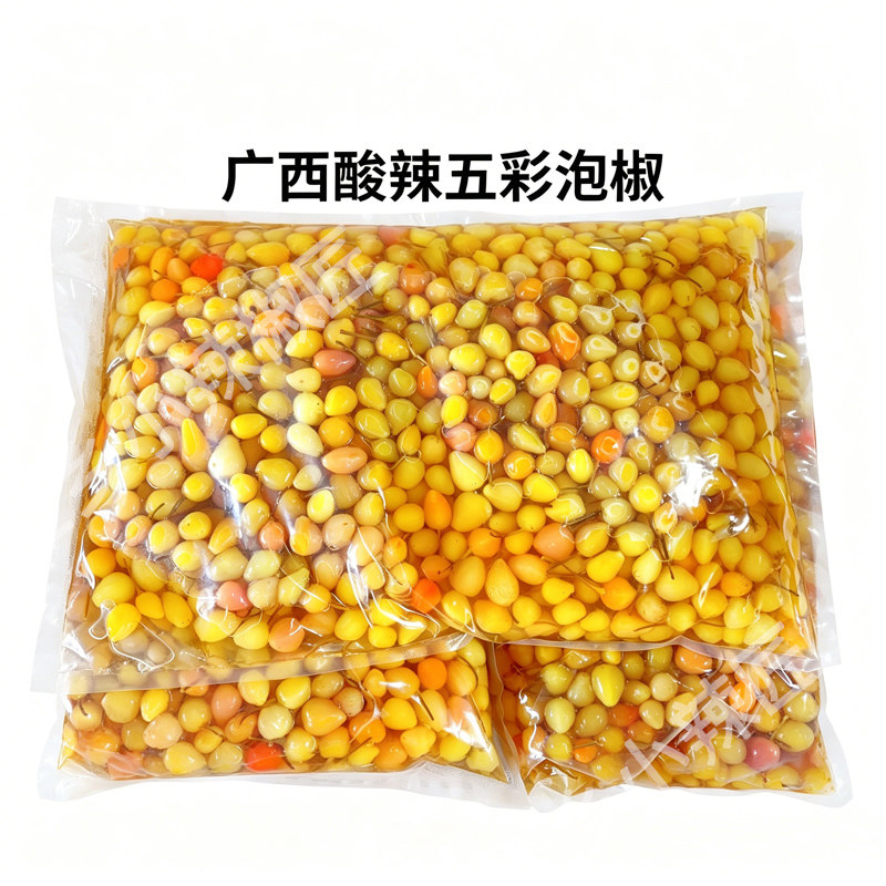 商用装广西五彩泡椒香辣爽脆配菜