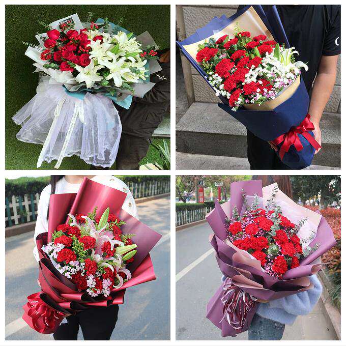 玫瑰百合向日葵康乃馨鲜花天津市津南区小站双港镇辛庄镇同城速递