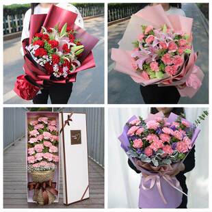 玫瑰百合向日葵康乃馨鲜花广西河池市环江巴马都安大化县同城速递