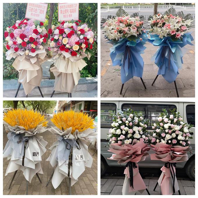 新店开张开业花篮上海奉贤区奉浦西渡街道南桥镇同城公司庆典搬迁