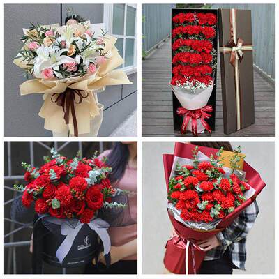 玫瑰百合向日葵康乃馨鲜花河北邢台清河临西县南宫沙河市同城速递