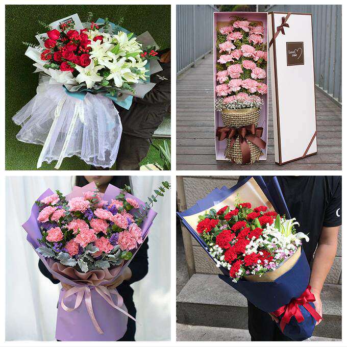 玫瑰百合向日葵康乃馨鲜花天津市津南区北闸口长青办事处同城速递