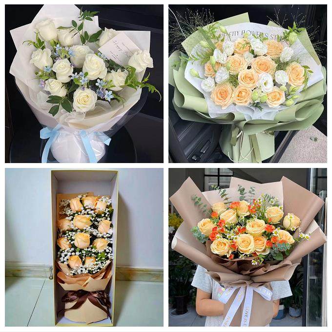 圣诞玫瑰鲜花束送老婆女朋友淄博市周村区桓台高青沂源县同城花店