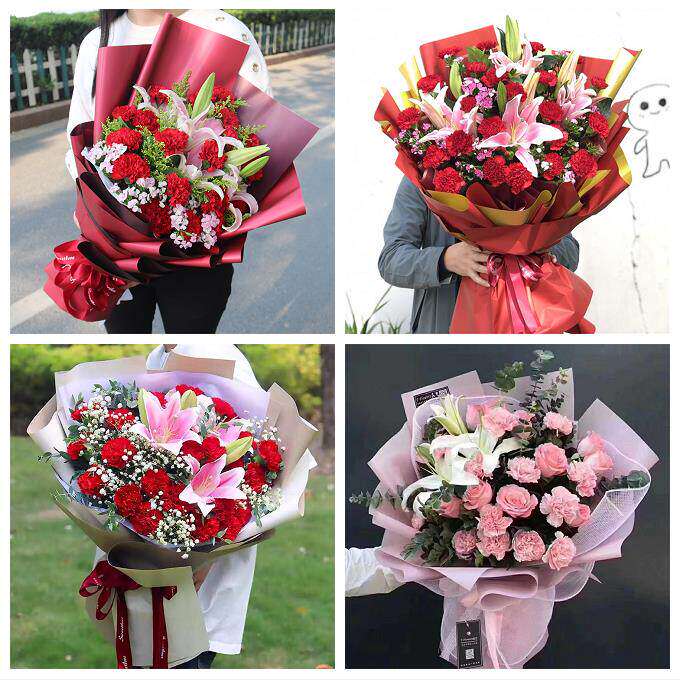 玫瑰百合向日葵康乃馨鲜花陕西西安市新城碑林莲湖灞桥区同城速递