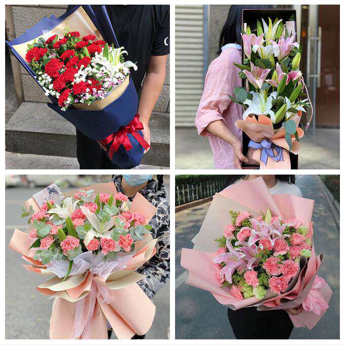 玫瑰百合向日葵康乃馨鲜花广东中山石岐区东区火炬开发区同城速递