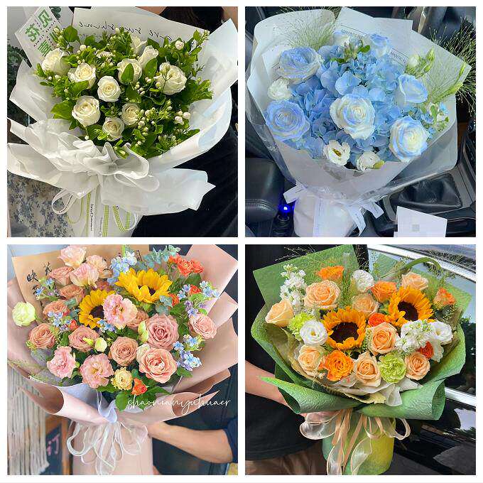 99朵玫瑰花束妇女节向日葵生日鲜花天津市南开区向阳路嘉陵道街道